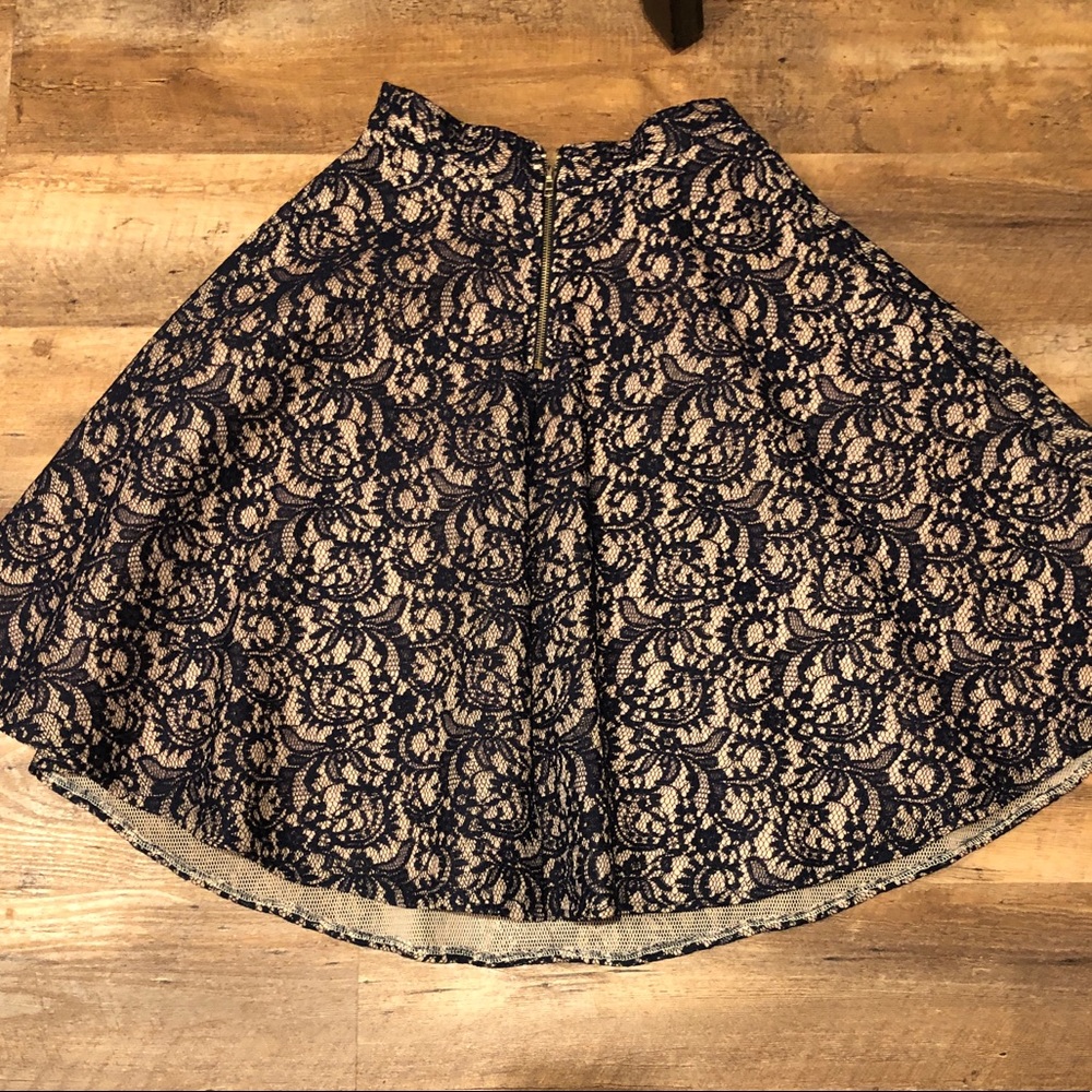Knee length skirt
